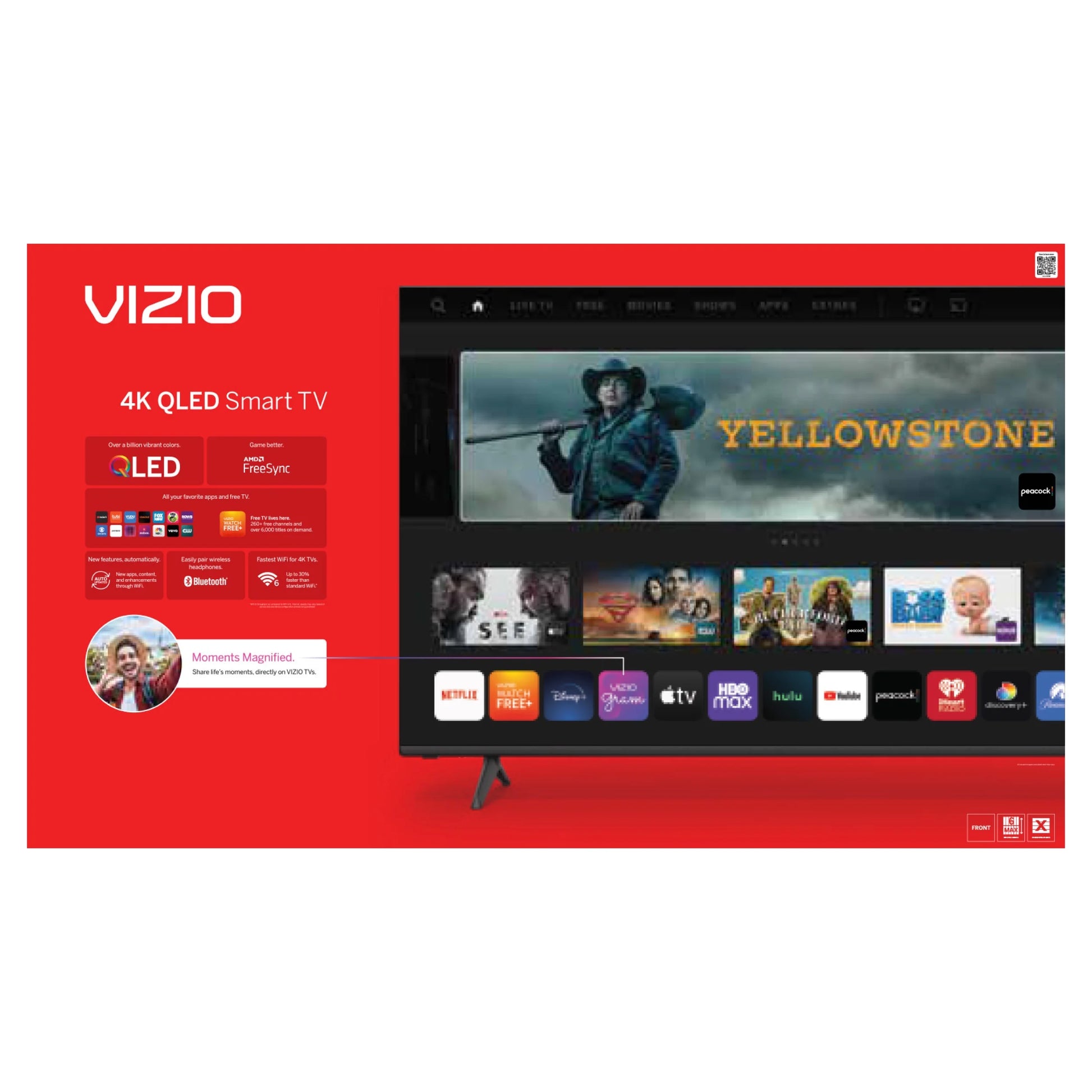 55" Class Quantum 4K QLED HDR Smart TV (M55Q6-L4)