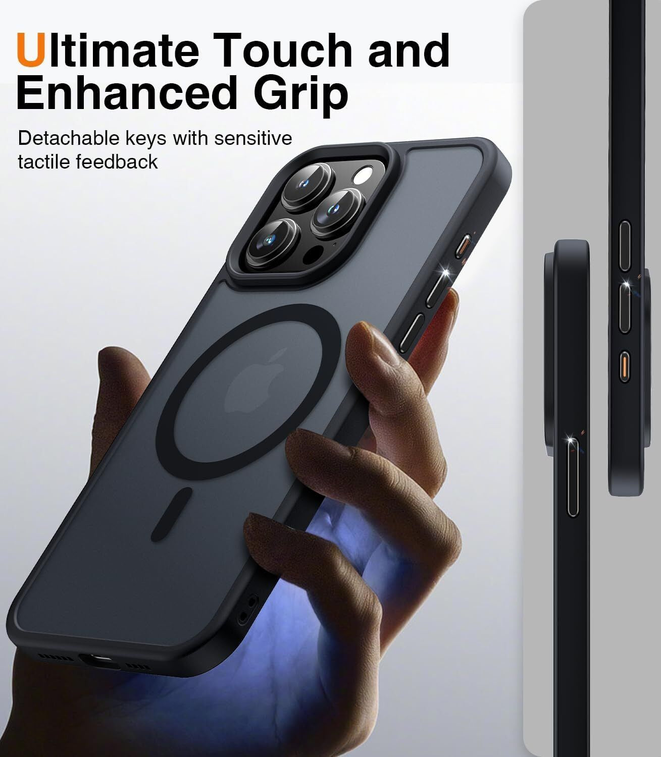 For Iphone 17 16 15 14 13 12 Pro Max Air Frosted Case Mag Safe Shockproof Cover