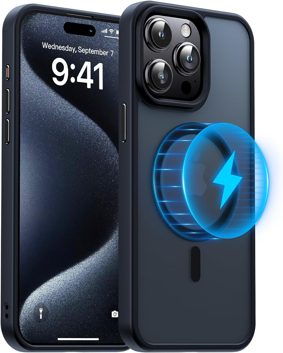 For Iphone 17 16 15 14 13 12 Pro Max Air Frosted Case Mag Safe Shockproof Cover